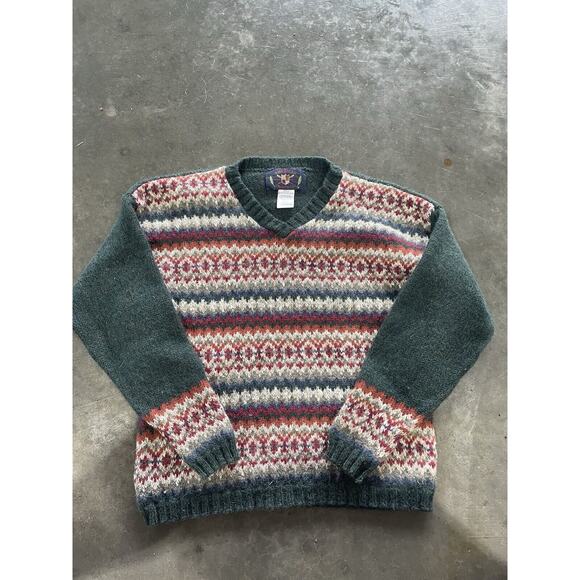 Vintage 80s American Portrait Limited Edition Sweater Wool Blend Womens Petite M - Picture 1 of 3